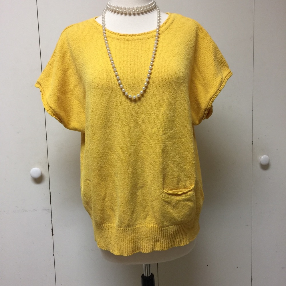 Vintage Liz Claiborne short sleeved sweater.